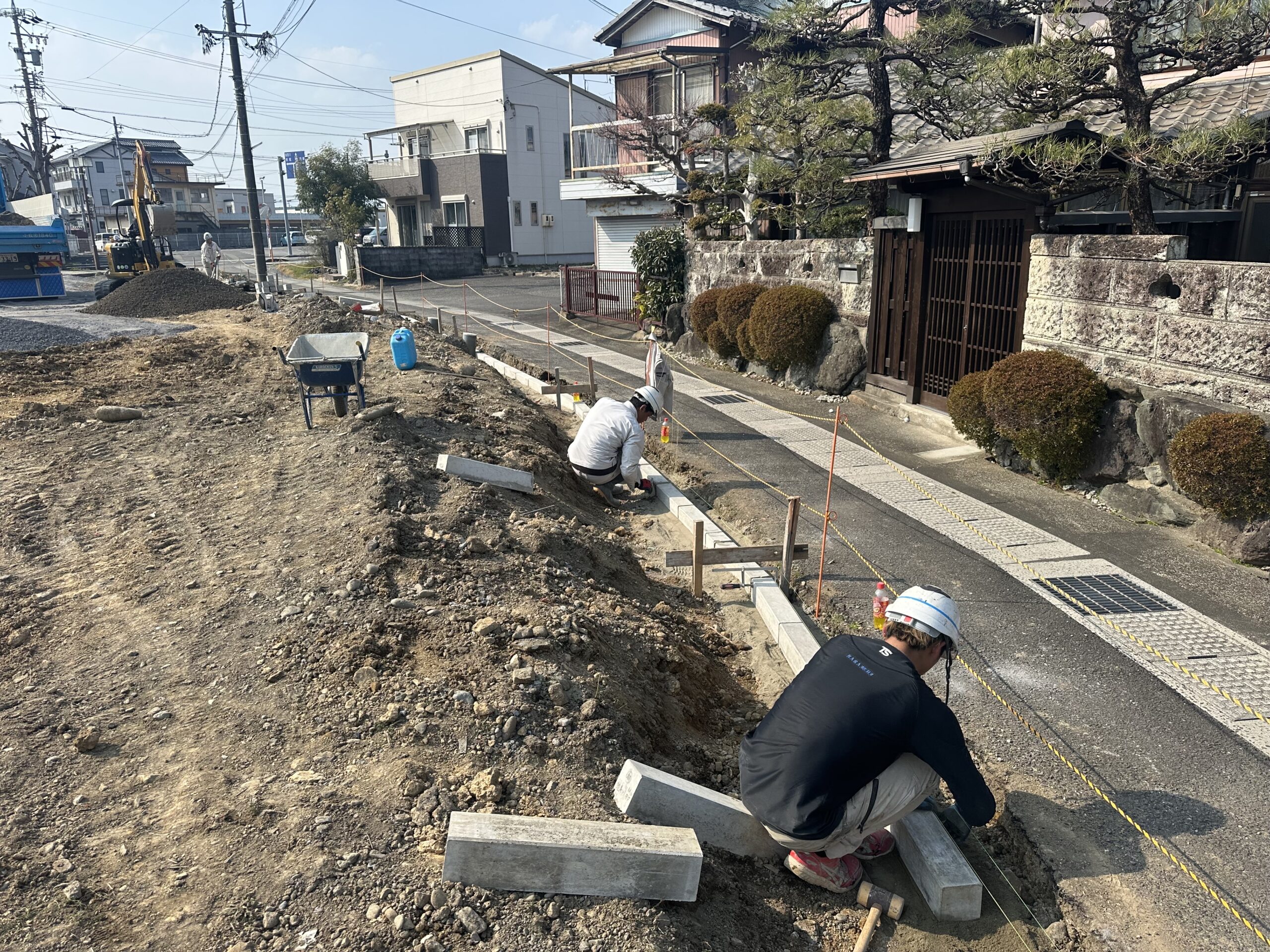 岐阜県 駐車場工事
